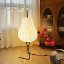 Wabi Sabi Pear Silk Floor Lamp - Modern Bedroom Lighting by Ljojo