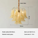 Luxury Colorful Glass E14 Pendant Lights Retro Art Chandeliers by Ljojo