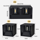 Aluminum LED Wall Lamp Outdoor Waterproof IP65 Porch Garden Light 12W24W Living Room Street Lighting by Ljojo