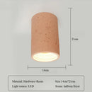 Ljojo LED Tube Light Ceiling Spotlight for Living Room Bedroom Corridor, Japanese Retro Style