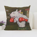 Bull Terrier Art Anime Pillow Cover 40x40 Ljojo Home Decor Throw Pillow
