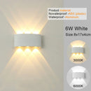 Ljojo LED Wall Sconces - Modern Indoor Outdoor Up Down Lights for Living Room & Bedroom
