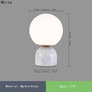 Ljojo Marble Glass Table Lamp - Nordic Modern Green Living Room Bedroom Study Lamp