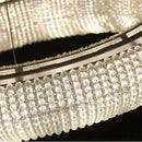 Ljojo Luxury Crystal Pendant Light with LED E14 Bulbs for Living Room