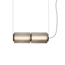 Nordic Glass Pillar Chandelier Pendant Light - Roman Designer - Ljojo