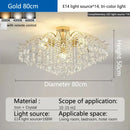 Modern Crystal Luxury E14 LED Lights Chandelier For Living Room Bedroom Pendant Lamp by Ljojo