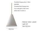 Nordic Wabi Sabi Plaster Pendant Light Minimalist Chandelier for Dining Room by Ljojo