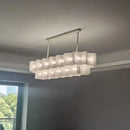 LED Chandelier Acrylic for Living Room | Nordic Hanging Lamp by Ljojo