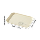 Ljojo Plastic Stackable Food Storage Tray Large Capacity Organizer