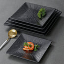 Ljojo Melamine Square Dinner Plate Set - Commercial Grade Western Dishes
