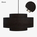 Japanese Style Fabric LED Pendant Light for Living Room by Ljojo