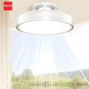 Ljojo Luxury Smart Ceiling Fan Light Remote Control Dimmable LED Chandelier
