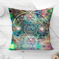 Ljojo Mandala Sun Moon Pillowcase: Bohemian Sofa Cushion Cover