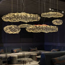 Iron Mesh Cloud Pendant Light Industrial Loft Chandelier for Bedroom Staircase Corridor by Ljojo