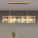 Crystal Pendant Light Luxury Modern Rectangular Living Room Designer Tea Room Island Counter Pendant Lamp by Ljojo