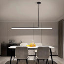 Minimalis Long Tube Led Chandelier Pendant Light Fixture for Dining Room by Ljojo