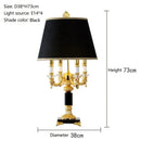 Black Crystal Table Lamp: Modern Bedroom Lighting by Ljojo