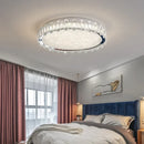 Ljojo LED Crystal Ceiling Lamp Modern Square Dimmable Dining Room Fixture