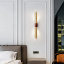 Gold Black Metal Wall Lights Sconce G9 Bulb for Bedroom Decor by Ljojo
