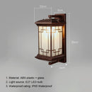 IP65 Outdoor Waterproof Wall Lamp Retro Sconces Lighting For Courtyard Garden by Ljojo