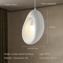 Nordic Wabi-sabi Irregular Pendant Lights for Living Room by Ljojo