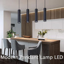 Ljojo LED Tube Pendant Chandelier for Modern Luxury Living Room & Kitchen