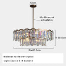 LED Chandelier Long For Dining Table Decor Bar Luxury Lampen Home Decor Pendant Lamp - Ljojo