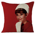Audrey Hepburn Plush Cushion Cover by Ljojo - Home Decor Sofa Pillow Cover