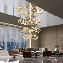 Ginkgo Leaf Ring Chandelier for High Ceiling - Ljojo
