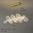 LED Flower Chandelier Luxury Pendant Lamp for Living Room Dining Kitchen Decor by Ljojo