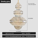 2025 European Duplex Large Chandelier Crystal Lamp for Villa Living Room - Ljojo