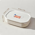 Ljojo 3-Grid Refrigerator Food Storage Box for Kitchen Fresh-keeping
