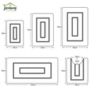 Ljojo Microfibre Non-Slip Bath Rug - Water Absorbent and Washable