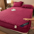 Ljojo Maternal & Infant Crystal Fleece Padded Sheet - All-Inclusive Mattress Cover