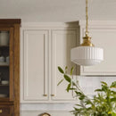 Ljojo Cream Wabi-sabi Minimalist LED Chandelier for Bedroom Dining Living Room