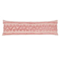 Bohemian Pink Geometric Tassel Throw Pillow Cover for Living Room Sofa by Ljojo