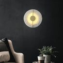Ljojo Marble LED Sconce: Modern Stone Wall Light for Home, Hotel, Bathroom