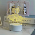 LED Heart Night Light - USB Romantic Desk Lamp for Proposal, Wedding, Mother's Day, Father's Day by Ljojo