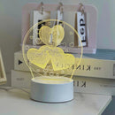 LED Heart Night Light - USB Romantic Desk Lamp for Proposal, Wedding, Mother's Day, Father's Day by Ljojo