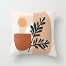 Ljojo Mid Century Geometry Abstract Pillow Case for Home Sofa Decor