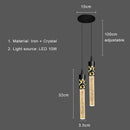 K9 Bubbles Crystal Pendant Light Modern Hanging Lamp Room Decor for Bedroom Living Room by Ljojo