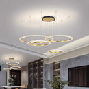 Modern Ring LED Pendant Light for Living Room by Ljojo - Stylish Chandelier for Home Decor