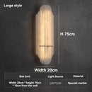 Ljojo Marble Wall Lamp: Spanish Postmodern Luxury Lighting Fixture for Home Decor