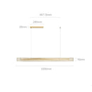 Glass Minimalist Bar Pendant Lamp for a High-end Ambiance by Ljojo