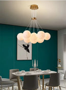 6-Light Nordic Planet 3D Moon Ceiling Chandelier Pendant Lamp by Ljojo