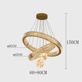 Ljojo Luxury Crystal Pendant Chandelier for Living Room Dining Room Lighting