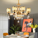Crystal Chandelier Pendant Lamp for Living Room Home Decoration Luxury Romantic Dining Bedroom Ljojo