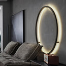 LED Wall Lamps for Modern Spaces by Ljojo: Circle Background USB Wall Lights