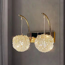Crystal Ball Wall Lamp Luxury Bedroom Lighting by Ljojo Princess Room Decor Lychee Trendy