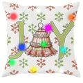 Ljojo LED Christmas Snowflake Pillowcase - Festive Home Decor & Party Accent